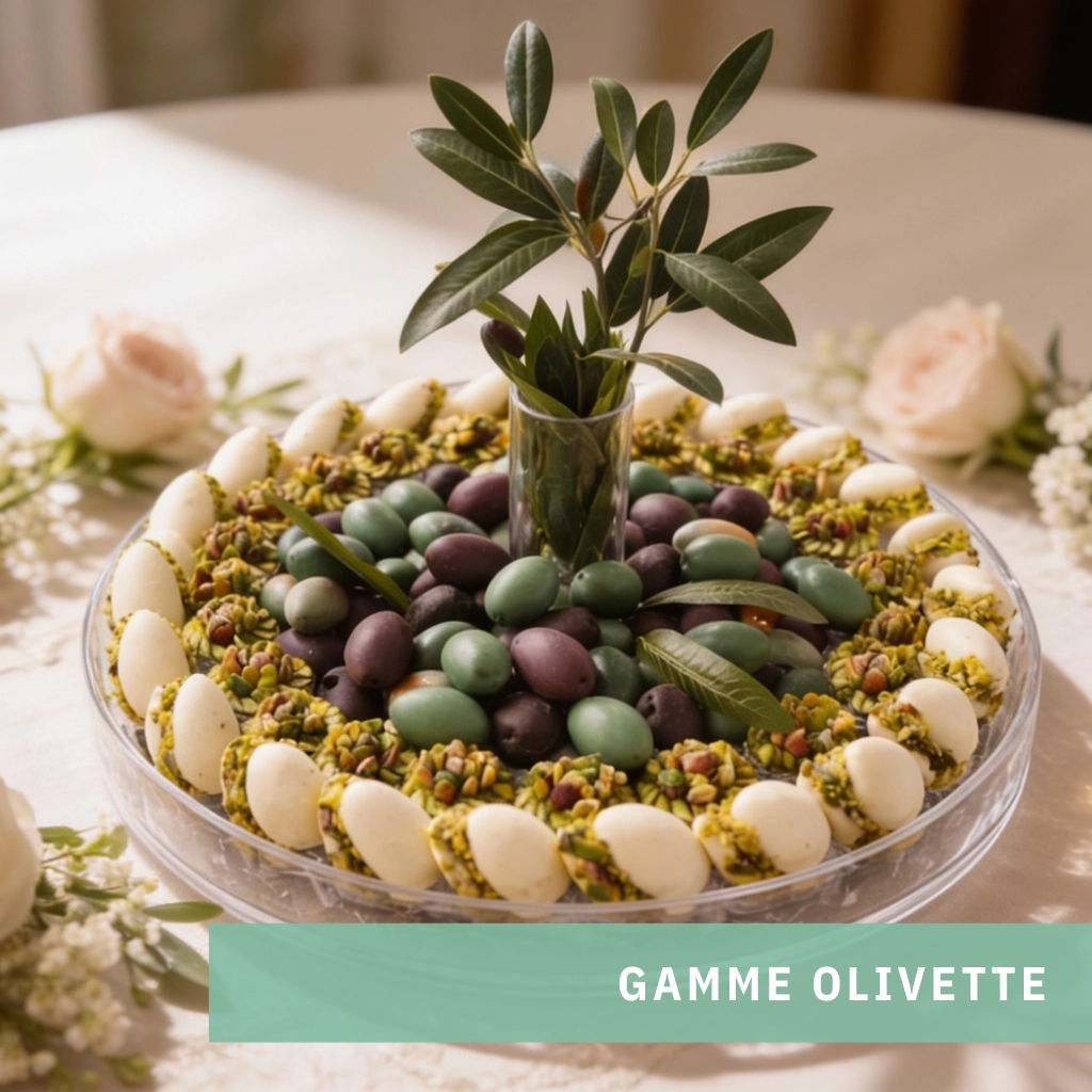 Gamme Olivette - Collection Mariage - Pâtisserie Jedidi