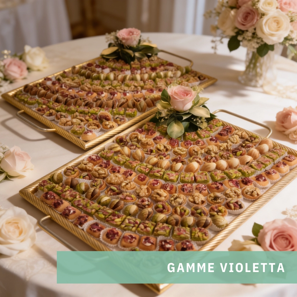 Gamme Violetta- Collection Mariage - Pâtisserie Jedidi
